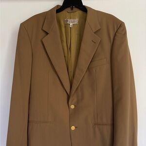 Vintage GUCCI Wool Tan Men's Blazer Jacket